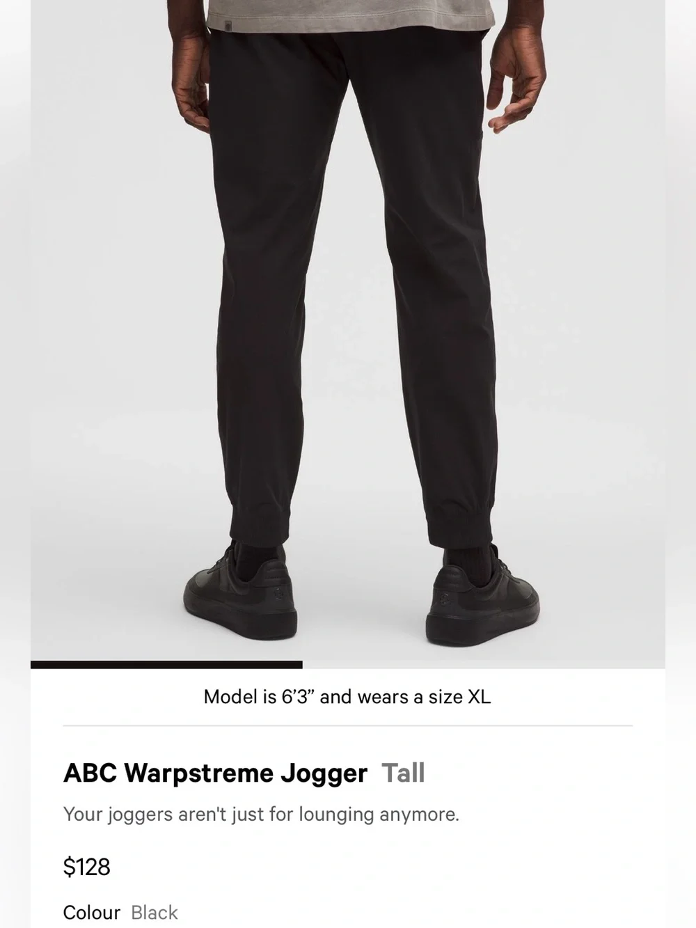 lululemon athletica Warpstreame Jogger - Black